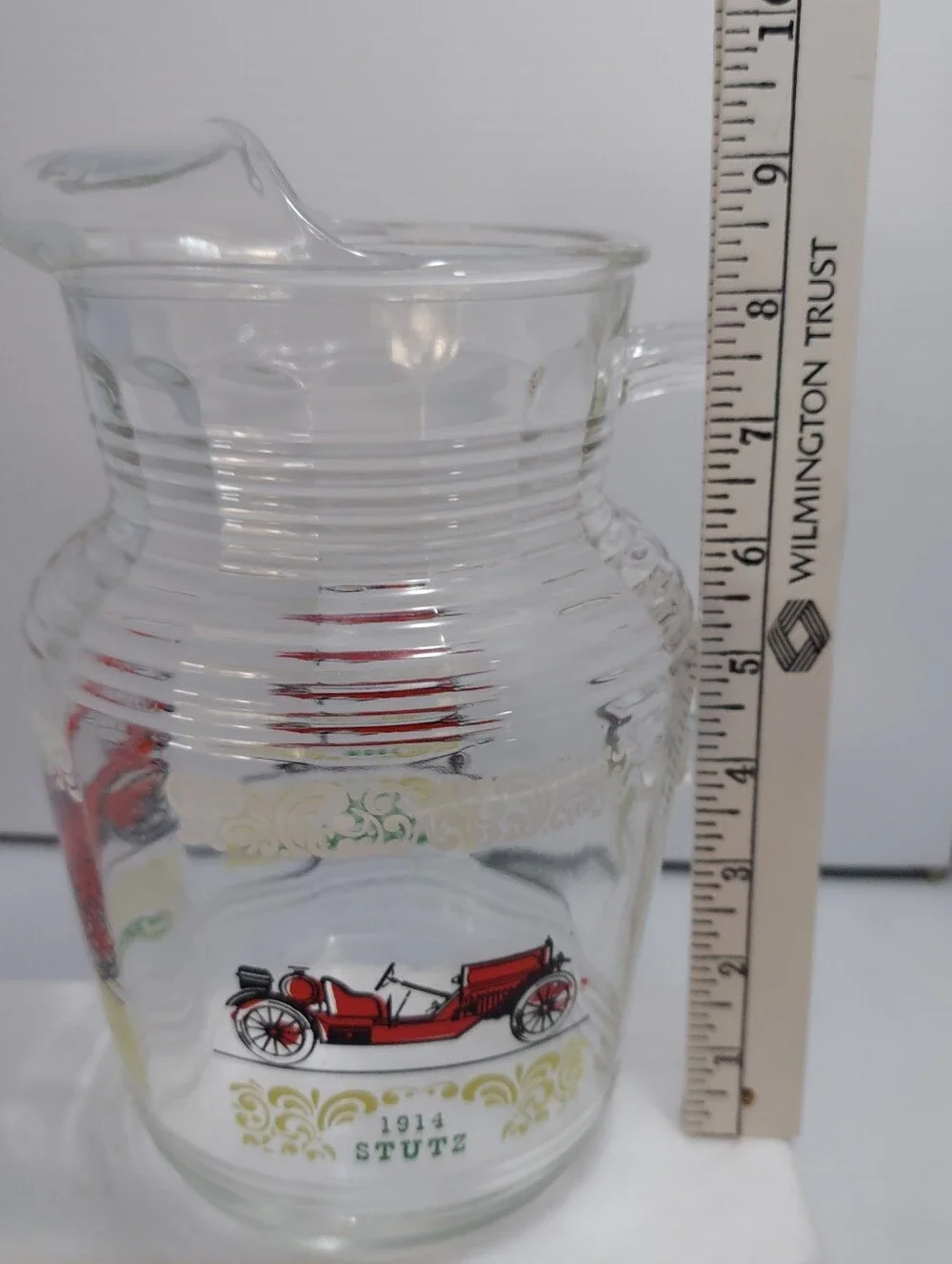 MCM Hazle Atlas Antique Cars glass 9
